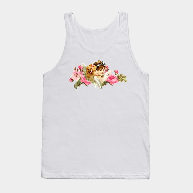 ANGELS AND ROSES Tank Top by xoxodookiehead